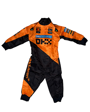 Macacão Fantasia Adulto - Equipe McLaren