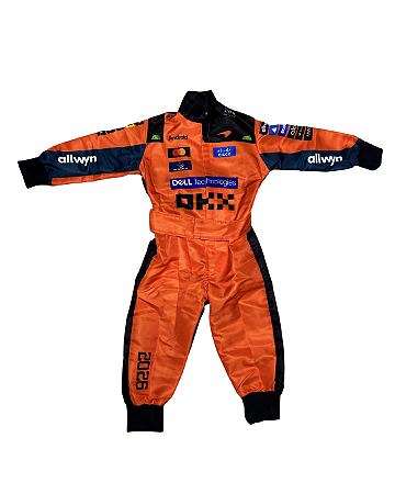 Macacão Fantasia Infantil - Equipe McLaren 2026