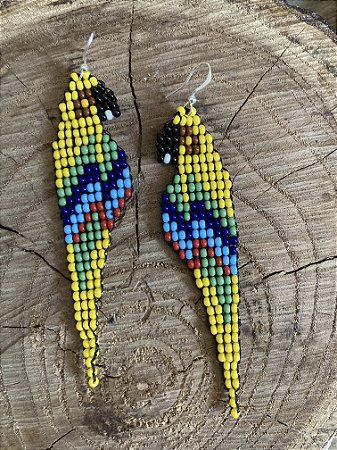Brinco Arara Amarela
