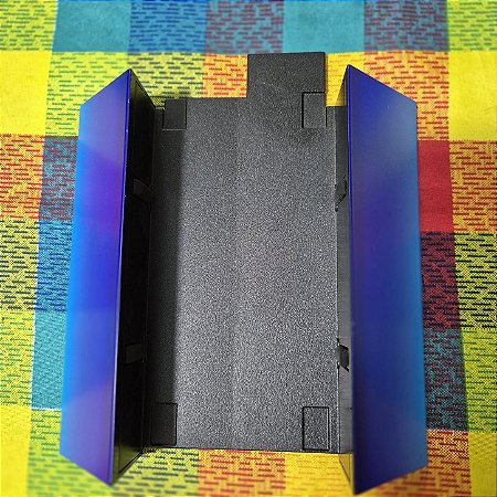 Base Vertical Original Sony para PS2 Fat Azul