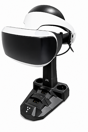 Playstation Vr1 Completo Na Caixa + Suporte Com Carregamento