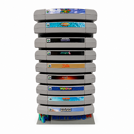 Expositor para Cartuchos Nintendo 64