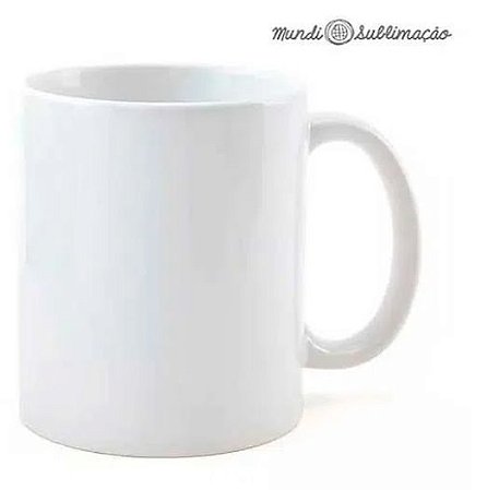 Cx48 Caneca Branca Classe AAA P/ Sublimação Marca Mundi Premium