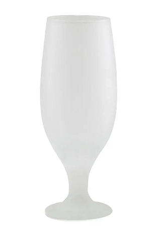 Taça Floripa de Vidro Jateada (18cm) 300ml