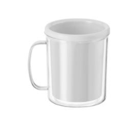 Caneca Porta Foto Branca 350ml - 1 Unidade