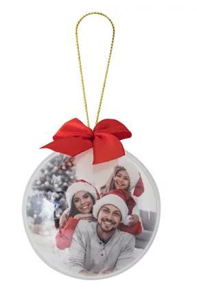 Bolinha De Natal Para Sublimação - Pct-6 Unidade