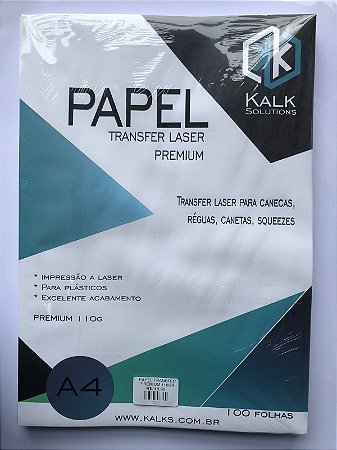 Papel Transfer Laser Premium Kalk Solutions 110GR