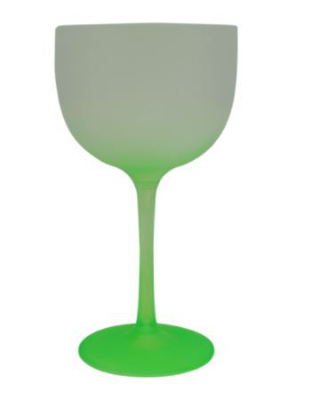 Taça Gin 475ml Degradê Verde Neon