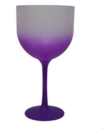 Taça Gin Happy 550ml Degradê Roxo