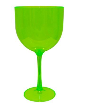 Taça Gin 550ml Verde Neon