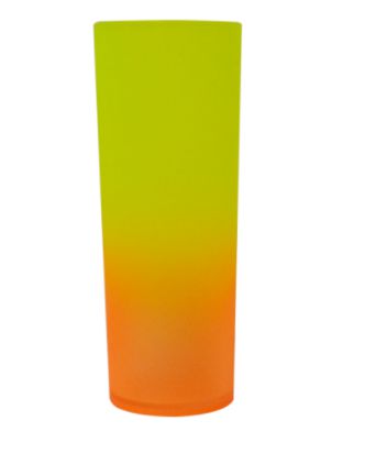 Long Drink Premium 350ml Degradê Laranja com Amarelo