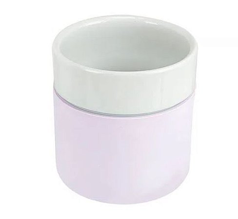 Copo de Porcelana com Capa de Silicone 260ml - SFCT - Rosa