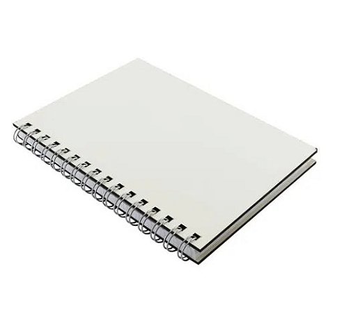 Caderno Pequeno Permanente 100 Folhas com Capa de MDF Brilho (15 x 21cm)