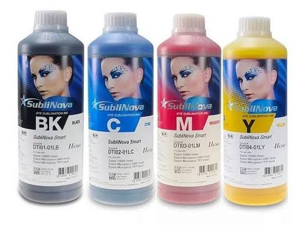 Kit Tinta Sublimatica Inktec Subliova Smart Original 4X1000ml Cada