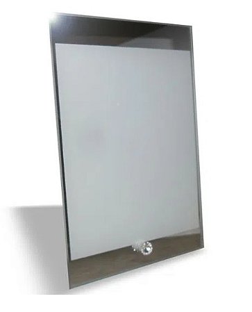 Porta-retrato de Vidro Espelhado para Sublimação 15x23cm