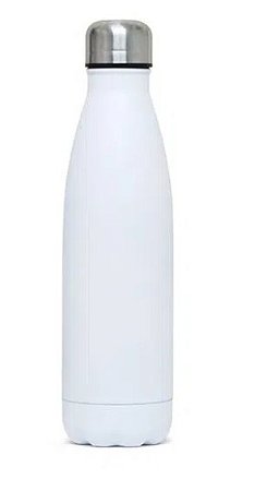 Garrafa Térmica COLA de Inox Matte Branca - 500ml