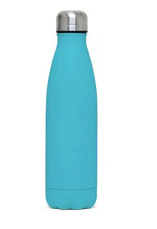 Garrafa Térmica de Inox Matte Azul - 500ml