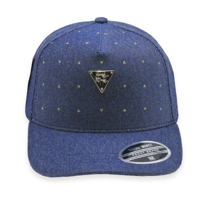 Boné Aba Curva Yong Money Snapback Azul Jeans