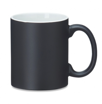 Caneca Mágica em Cerâmica para Sublimação - Preta Fosca - X-Colour