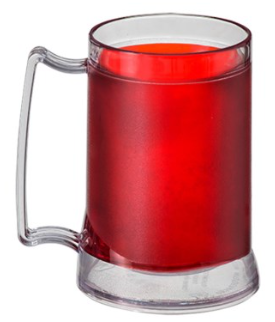 Caneca Gel Vermelha 450ml
