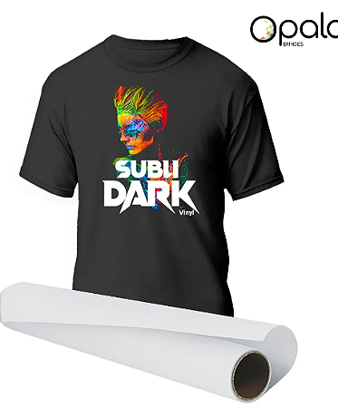 Papel Transfer SUBLI-DARK Vinyl Inkjet Sublimático Opala Brindes - Folha 51cm x 1mt