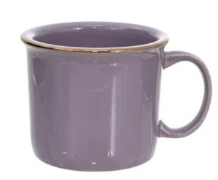 Caneca para Sublimação de Cerâmica Esmaltada Lilás ( roxa ) - 300ml