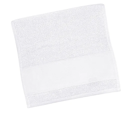 Toalha de lavabo para Sublimação - Branco