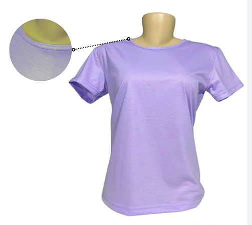 Babylook Poliester Lilas - FEMININA