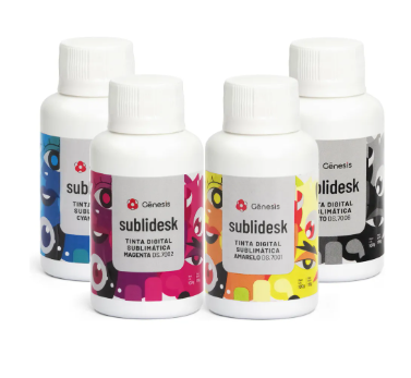 Kit 4 Tinta para Sublimação Gênesis - 4x 100ml - Kit - 400ml