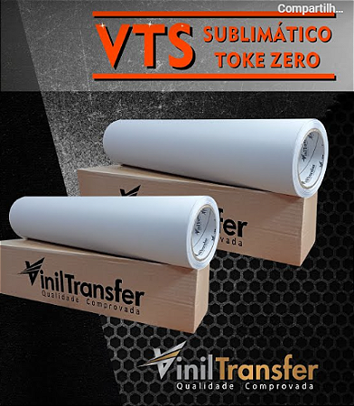 OBM - Sublimatico TOKE ZERO para Tecidos Escuros Medida - 50cmx 1mts