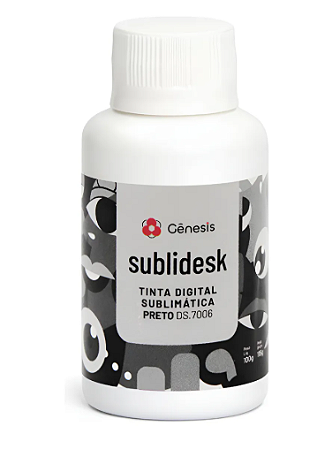 Tinta para Sublimação Gênesis Preta - 100ml