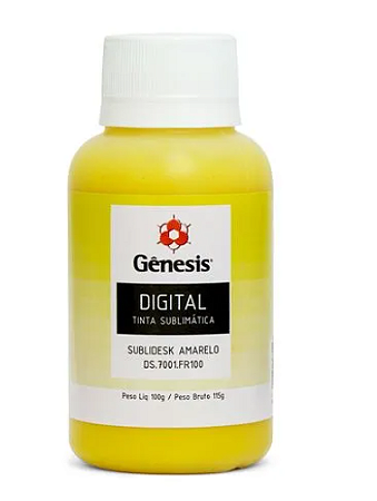 Tinta para Sublimação Gênesis Amarela - 100ml