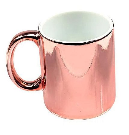 Caneca Cromada Rose Nacional - 1un