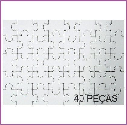 Molde para fazer quebra cabeças  Quebra cabeça, Molde, Peças de puzzle