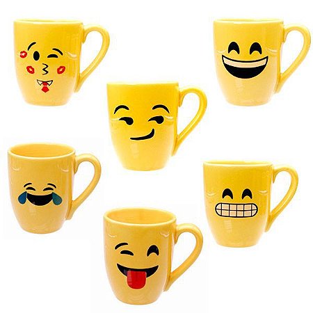 Caneca Emoji 325ml  Debochado - Unidade