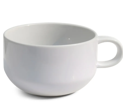 Bowl para Sublimação de Cerâmica Branca com Alça - 500ml