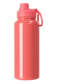 Garrafa Térmica para Sublimação com Parede Dupla Tampa Cantil Pêssego - 900ml