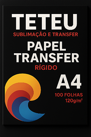 Papel Transfer Laser Produtos Rigidos Teteu 120GR