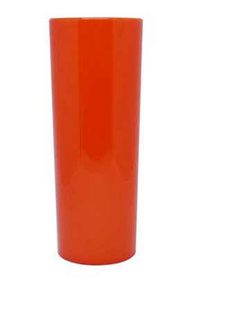 100 Copo Long Drink capacidade de 330ml Laranja Leitoso para Transfer Laser ou Serigrafia