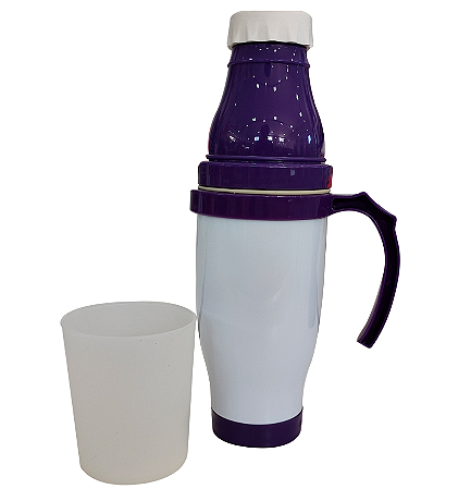 Garrafa De Polímero Semi-Térmica 560ml Para Sublimação - Roxo