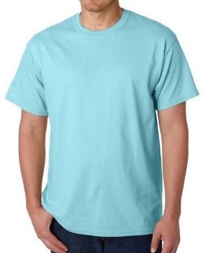 Camiseta Poliester Azul Bebê - Adulto - Teteu Foto-Produtos