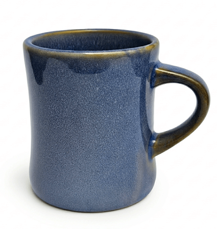 Caneca de Cerâmica para Sublimação Rústica Elemental Azul - 360ml