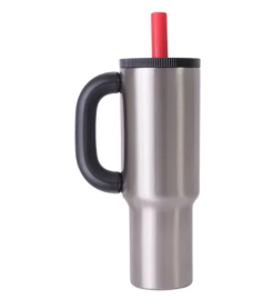 Copo Térmico Inox Funny Prata de 1100ml