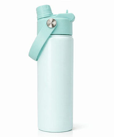 Garrafa Térmica para Sublimação Tampa 2 bicos Cantil Tiffany - 650ml