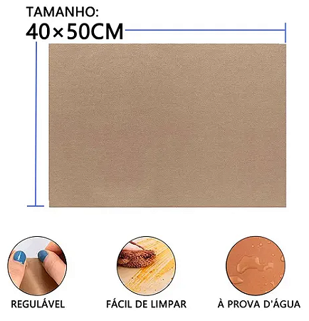 Manta de Teflon Lisa Sem Brilho e sem Adesivo 0,13mm