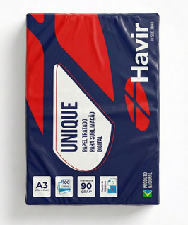 Papel para Sublimação Havir A3 90g - 100 folhas - 1 Pacote