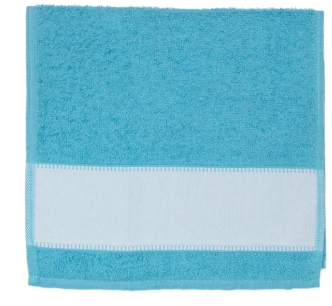 Toalha de lavabo para Sublimação - Azul Claro