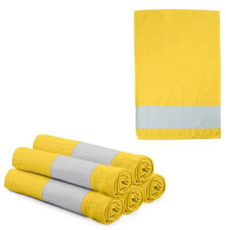 Toalha de lavabo para Sublimação - Amarelo