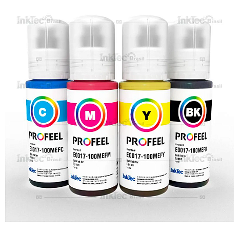 Kit 4 Tinta Corante Epson 100ml - Cores
