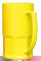 Caneca de Chopp em Polímero Para Sublimação Amarelo Neon - 500ml